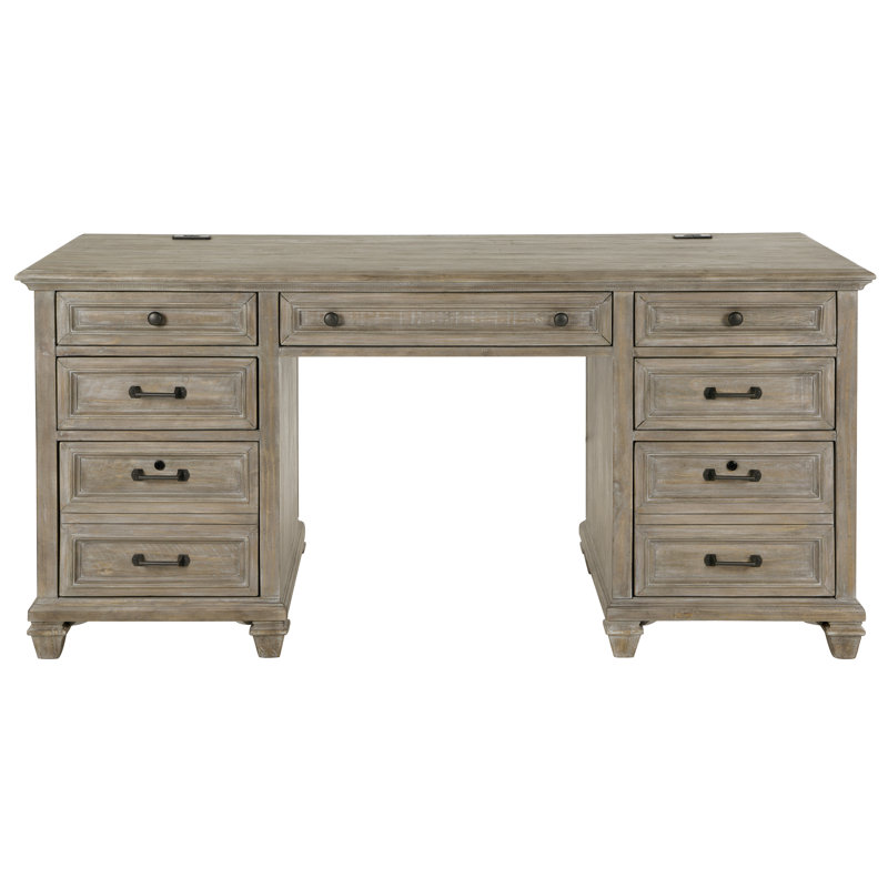 Greyleigh™ Altenburg Solid Wood Executive Desk & Reviews Wayfair